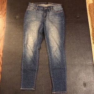 Leopard Denim Jean
